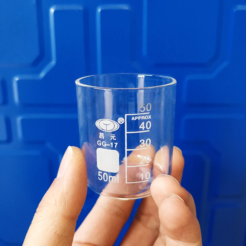 changyuan copo de laboratorio em forma baixa sem bico capacidade 50ml diametro externo 42 mm altura 53 mm pcs 01