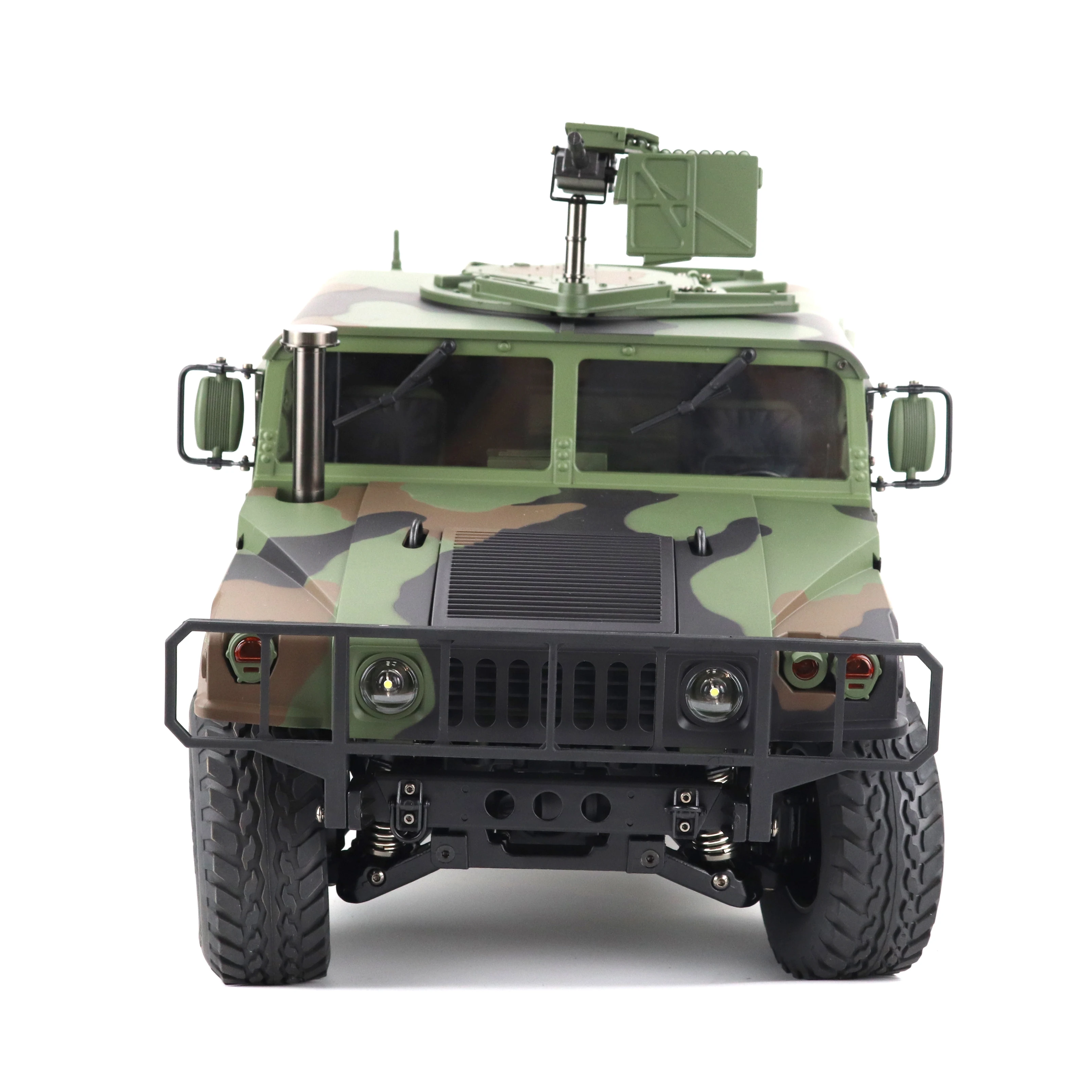 1/10 US Humvee 4x4 Military Truck 4WD 2.4G RC Alloy Car KFOR RTR KEYIGE HG-P408