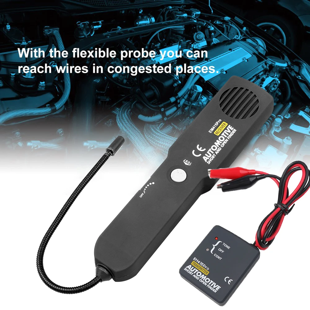 

EM415PRO Automotive Short Cable Tracker & Open Wire Finder Universal EM415 PRO 6-42V DC Find Car Short Circuit Wire