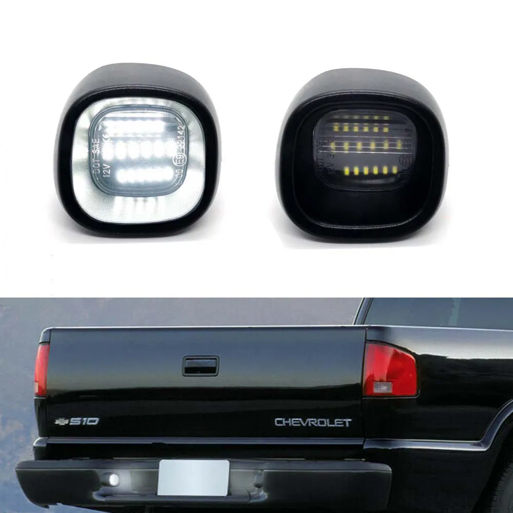 

2xLicense Plate Light LED Bulb Canbus Error Free Number Lamp For Bravada Chevrolet S10 Pickup Blazer GMC Jimmy Sonoma