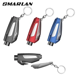 SMARLAN Portable Safety Hammer For Car/Bus Window Breaking LifeSaving Escape Rescue Tool Seat Belt Cutter Keychain Marteau Hamer