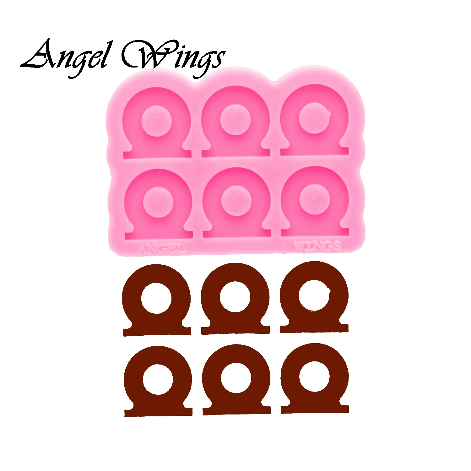 Shiny Resin Silicone Straw Topper Attachment Mould , Silicone Molds, Clay Molds , Epoxy Mold DIY Jewelry, Not sticky DY0737