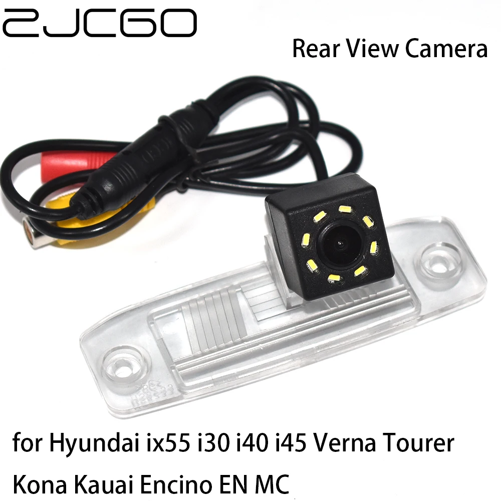 ZJCGO Car Rear View Reverse Back Up Parking Night Vision Camera For Hyundai ix55 i30 i40 i45 Verna Tourer Kona Kauai Encino EN 