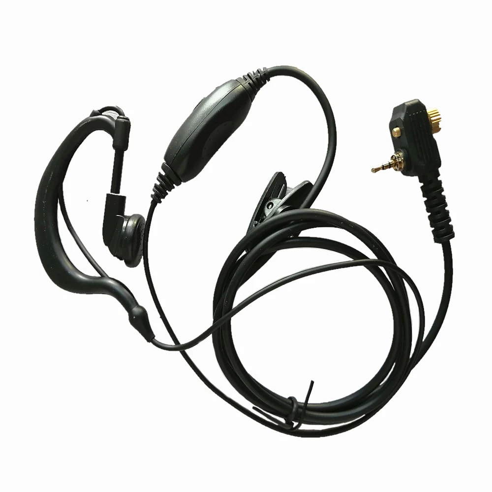 5pcs 1 Pin G Shape Earpiece Headset PTT Mic For Motorola Tetra MTH800 MTH850 MTP850 MTS850 MTH600 MTH650 Radio Walkie Talkie