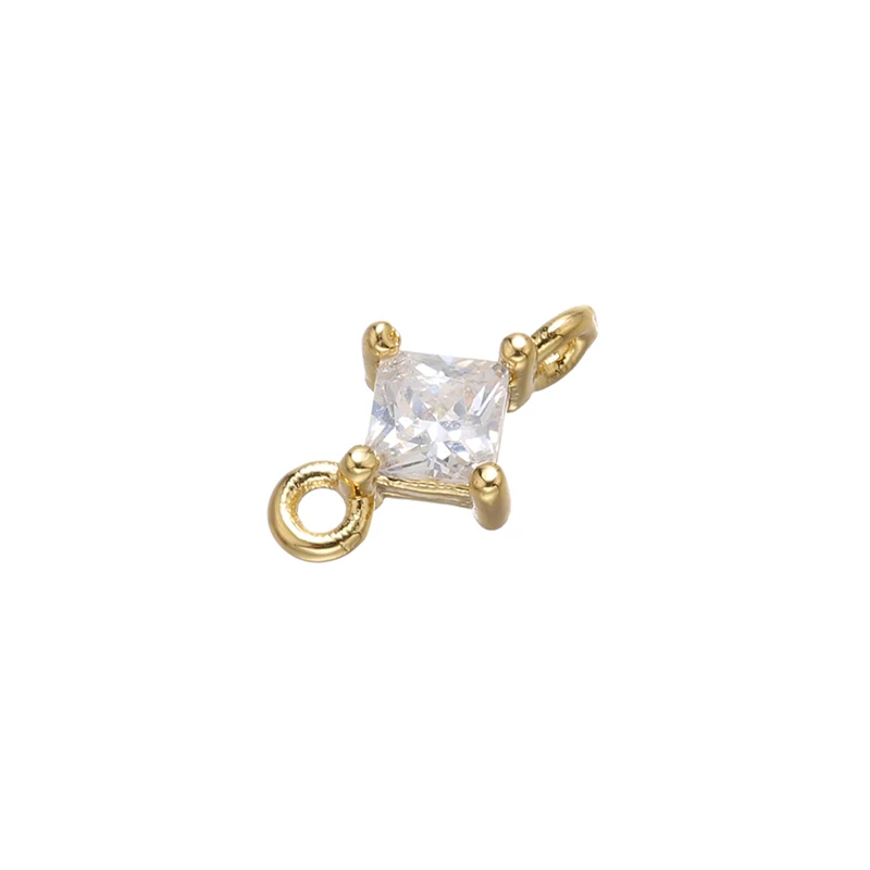 3Pcs/lot,High-Quality Crystal-Clear Charms for Women\'s Necklaces and Earrings—DIY Handmade Jewelry Making Supplies Model:VD685