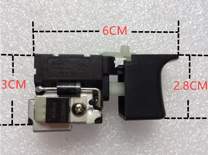 FA021A-56 7.2-24V FA021A 16A DC Jlevel electric drill switch