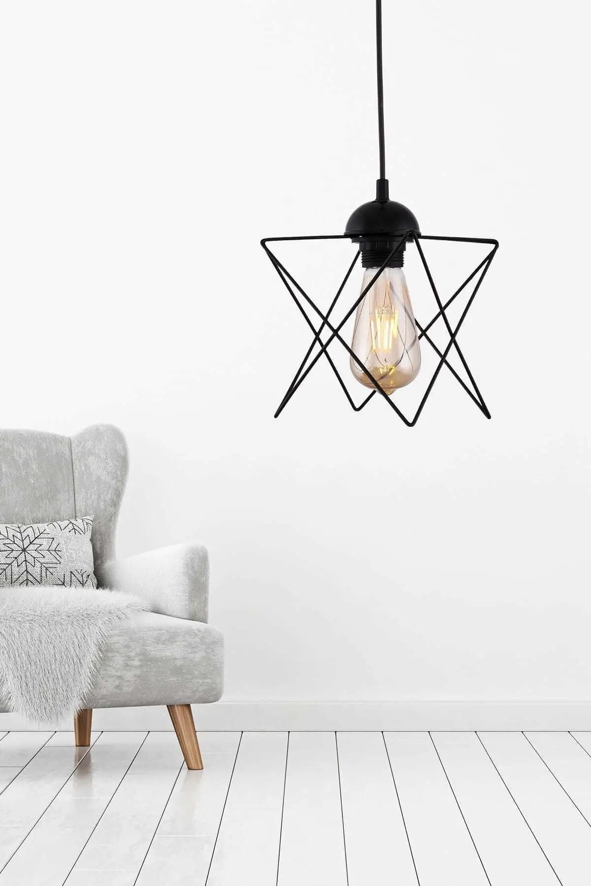 2 PCS Design Prism Pendant Star Chandelier