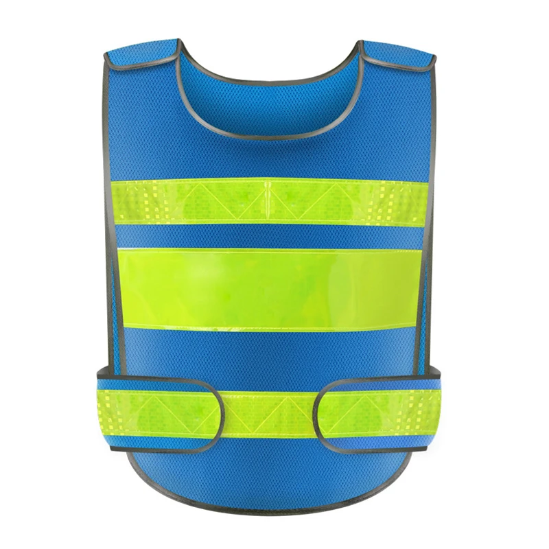 High Reflective Vest Reflex Waistcoat Reflective Vest Construction Safety Vest Work Clothes Motorcycles Retro-reflective Waistco