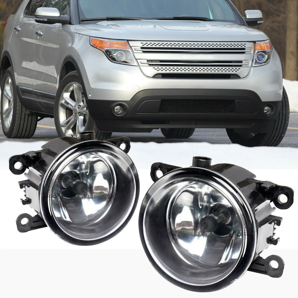 

For Ford Explorer 2011 2012 2013 2014 2015 2PCS Left&Right Clear Lens Pair Bumper Fog Light Lamp OE Replacement