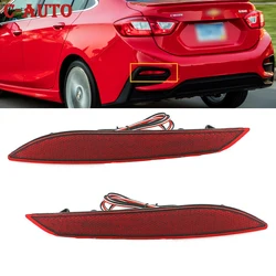 3 Functions LED  Rear Bumper Parking Fog Brake Light Reflector Turn Signal Stop Lamp Warning For Chevrolet Cruze 2016 2017 2018