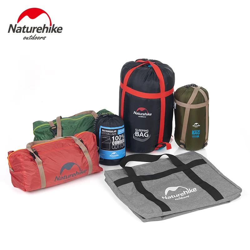 Naturehike-Portable Nylon Luggage Bag, Travel Bag, Camping, Portable Buggy Bag, Tourism Package Bags, High Quality, 45L, 100L