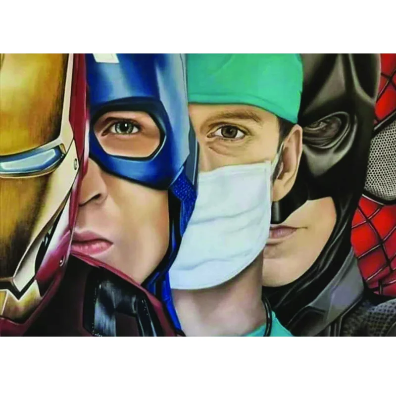 Full Drill DIY 5D Diamond Painting superhero doctor Diamond Painting, Diamond Embroidery Cross Stitch Arts Crafts for Home Décor