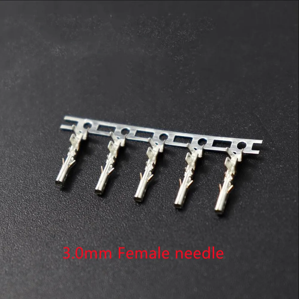 500PCS/1LOT Molex 3.0mm connector Terminals Male/Female Needle