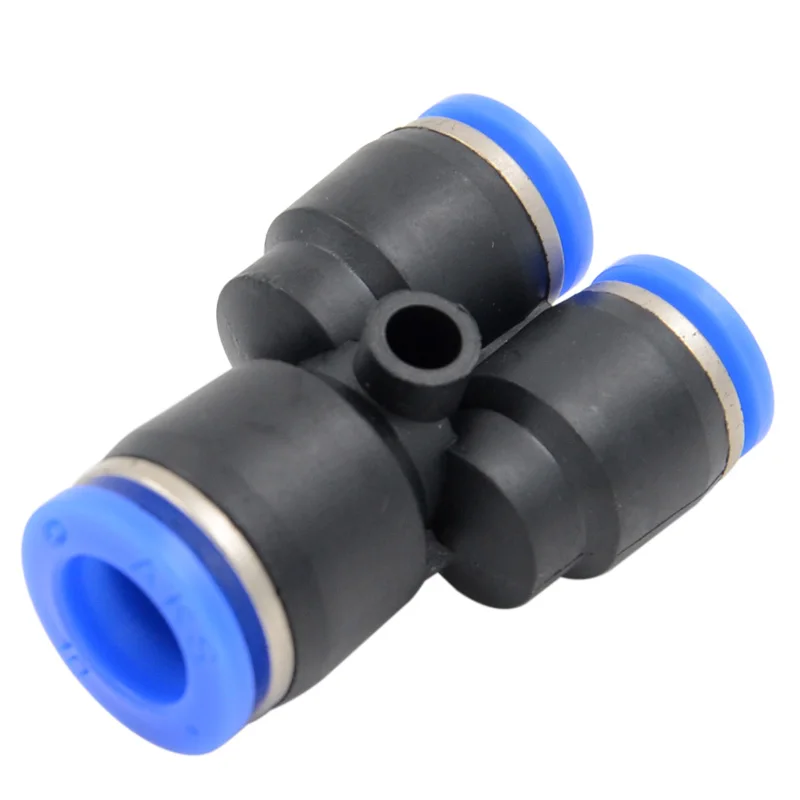 PW Pneumatic Components Plastic Variable Y Three Pass PW6-4 PW8-6 PW10-8 PW12-10 Have Gas Joint