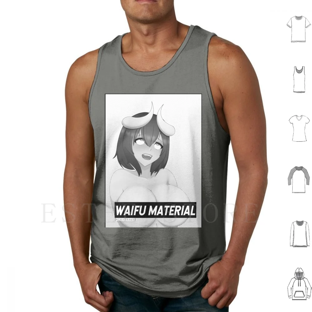 Hevy Tank Tops Vest Sleeveless Hevy Hevity Aus Hevityaus Hentai Boobs Anime Girls