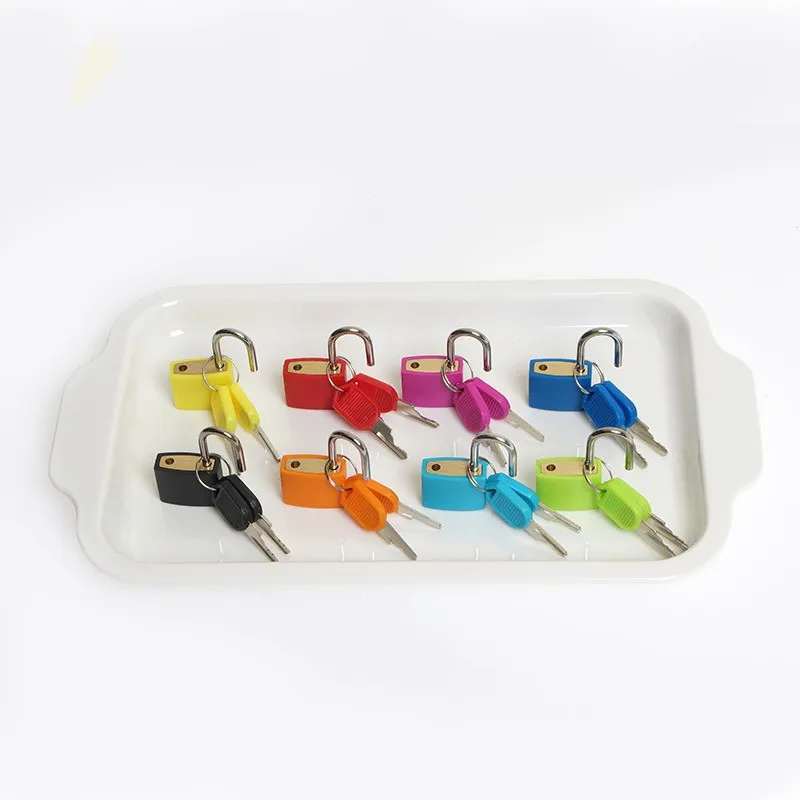 Montessori Practical Life Activities Mini Locks Set Colors Matching Game Kids Fingers Fine Motor Preliminary Exercises Girl Boy