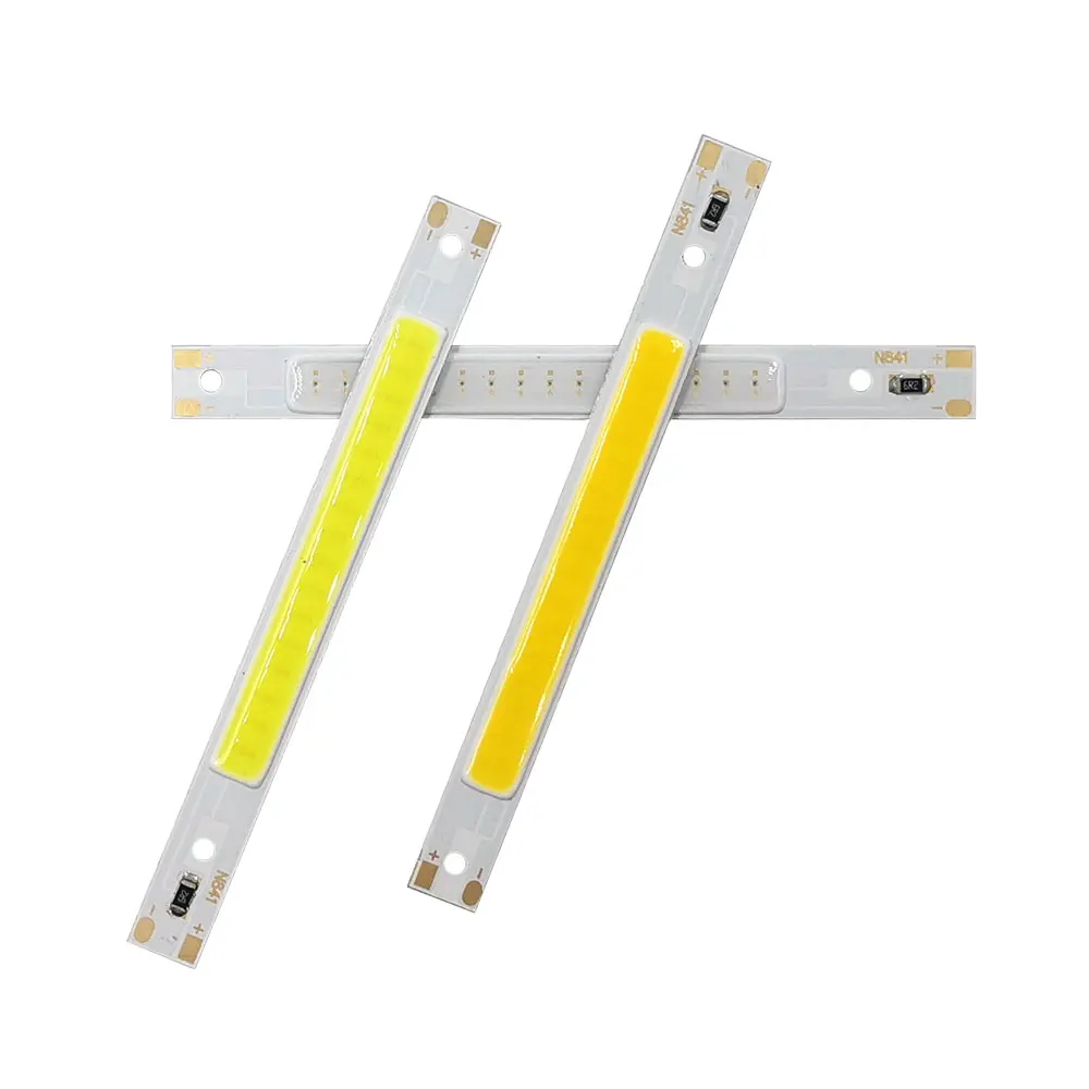 Dropshipping 5V LED COB Bar Light 80mm Strip White Blue Red Green Color USB Powered DC5V Lamp for Toy Decoration Lighting 8cm