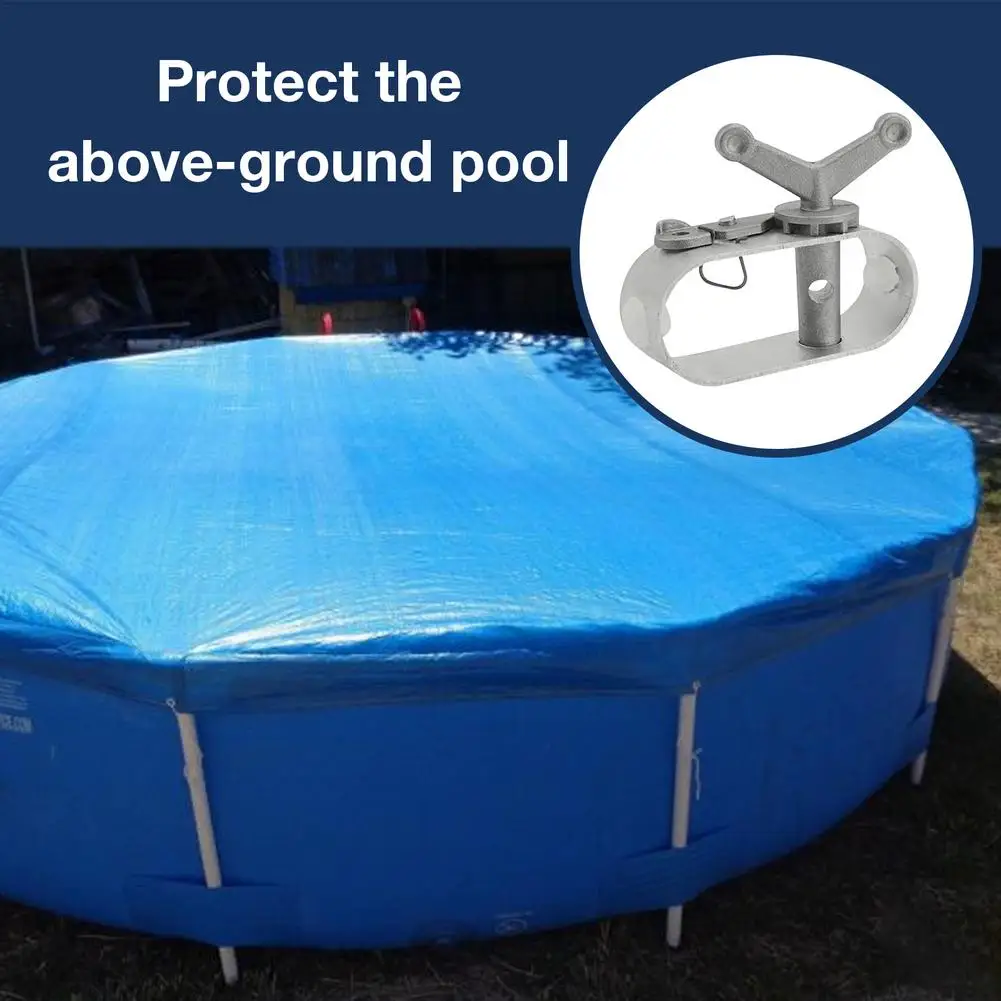 Swimming Pool Cover Winch Aluminum Constructed Winch Pool Cap Winch Pool Winter Cap Wire Tensioner Aluminum Alloy Tensioner