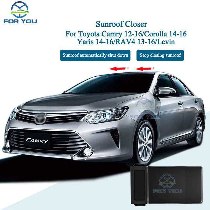 

FORYOU Auto Power Sunroof Glass Closer For Toyota Camry 2012-2016/Corolla 2014-2016/Yarisl2014-2016/RAV4 2013-2016/Levin