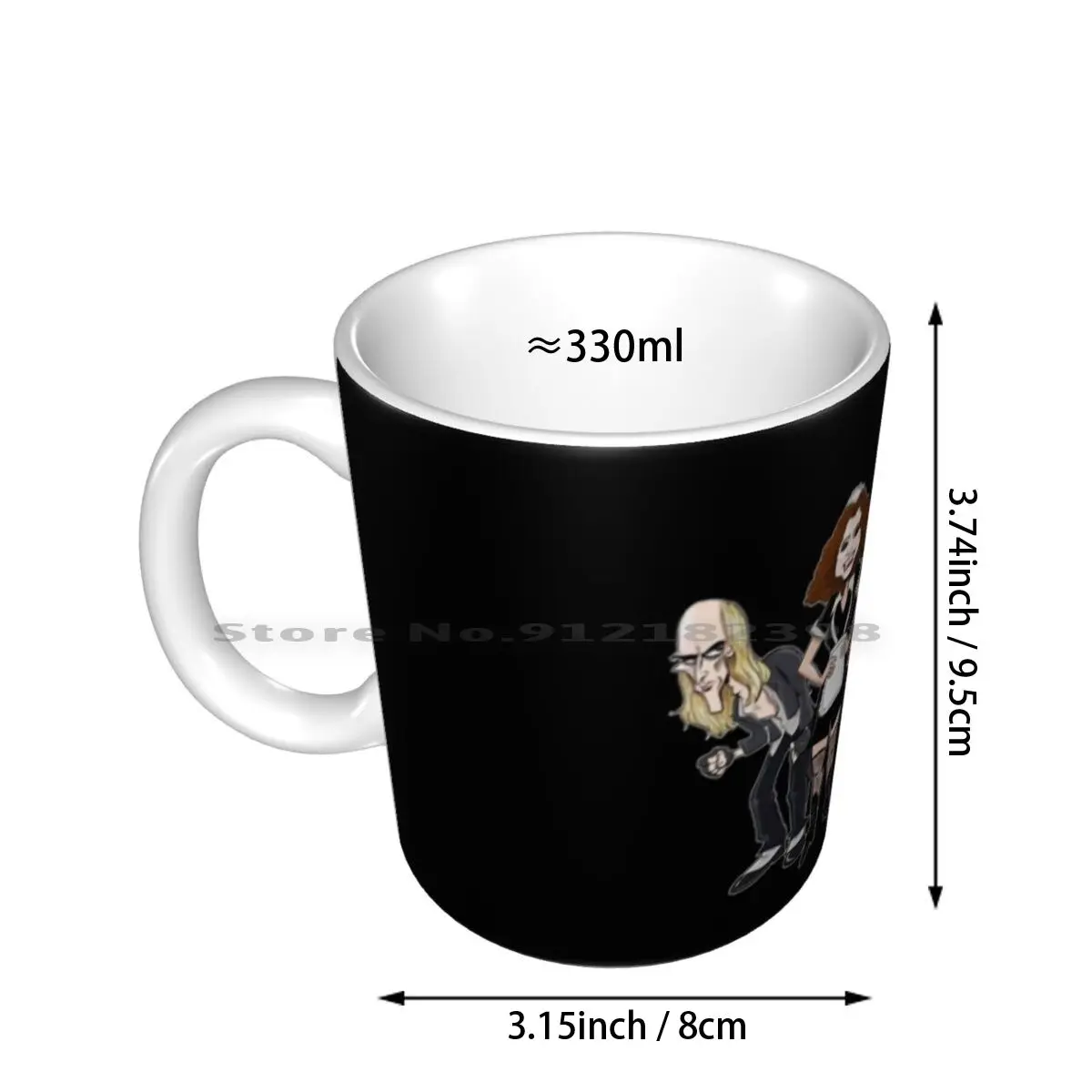 The Horror Picture Show Ceramic Mugs Coffee Cups Milk Tea Mug Rhps Horror Frankenfurter Riff Raff Magenta Time Warp Caricature