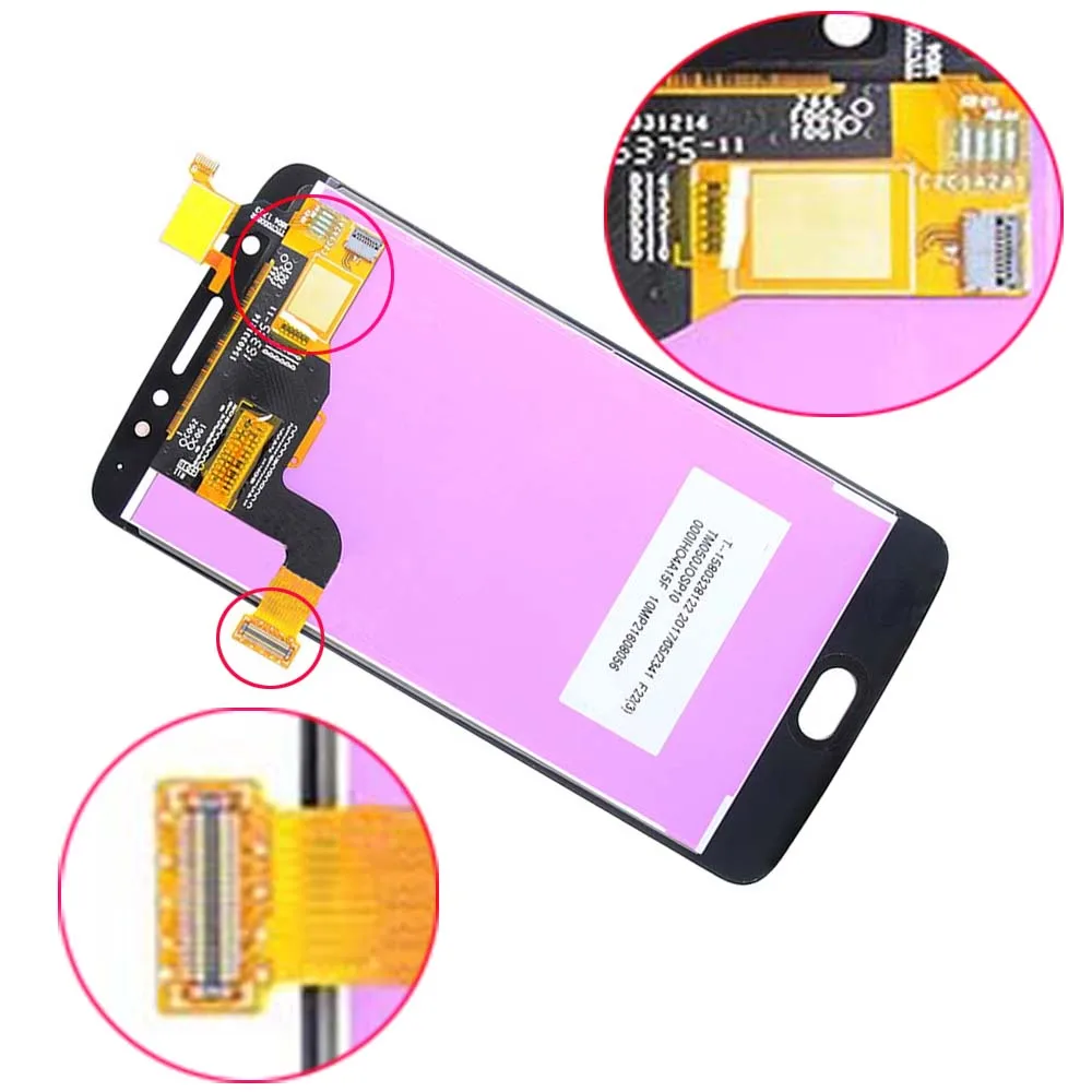 Tested For Moto E4 Lcd E 4th Gen Display With Full Touch Screen Digitizer Assembly For Motorola XT1767 XT1766 LCD Brazil Version