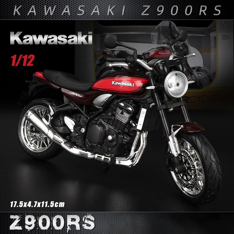 Maisto 1:12 Diecast Motorcycle Model Toy Kawasaki Z900RS H2R Replica With Boy gift birthday gift christmas gift Collection bike