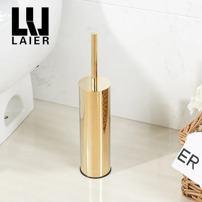 Vidric floor-to Seoul golden toilet brush kit home hotel available toilet brush set metal pendant-free drilling