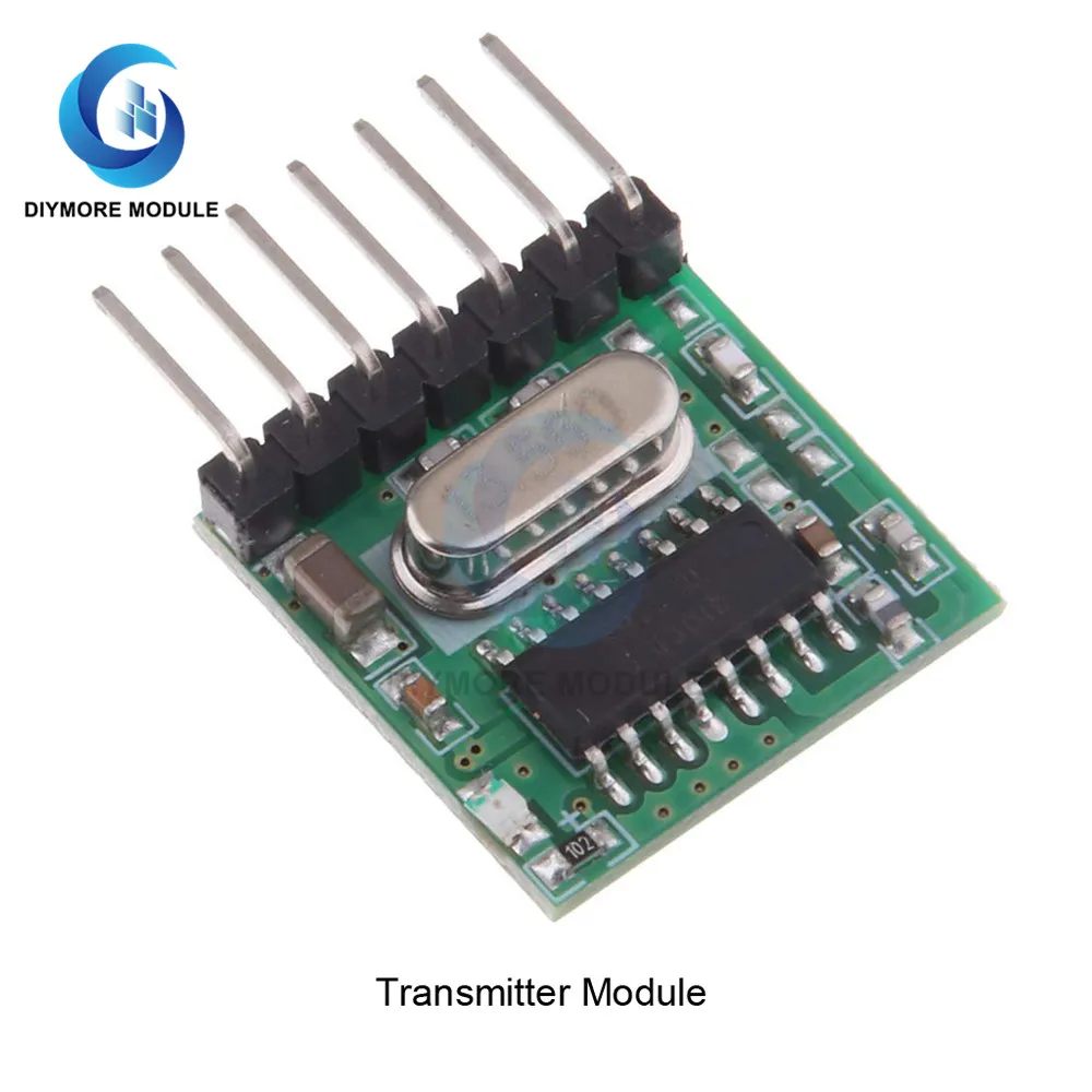 TX118SA-4 RX480-E4 433mhz Transmitter Receiver Decoding Module DC 3V-24V 4 Channel for Remote Control Switching DIY Kit