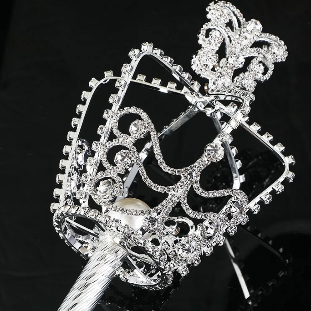 

Cetro Halloween Durable Lotus Scepter Queen Exquisite Hollowed Out Clear Texture Crown Magic Fairy Stick Princess