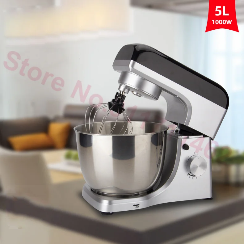 220V/110V Kitchen Food Stand Mixer Professional Blender Cream Whisk Cake Dough Mixers With Bowl Chef Machine