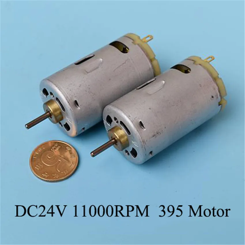 1PC DC24V 395 Motor 11000rpm 80MA Diameter 27.7mm Micro Motors High Torque Low Power Consumption DC Motor Accessories Parts