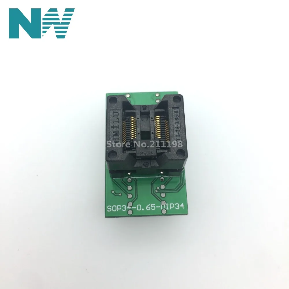 Ic Socket Ssop24 To Dip24-0.65Mm Programmer Adapter