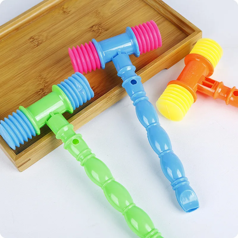 23cm 1pc Whisted belt vocalization plastic small hammer bb hammer sound toys baby toy classical toys Wholesale