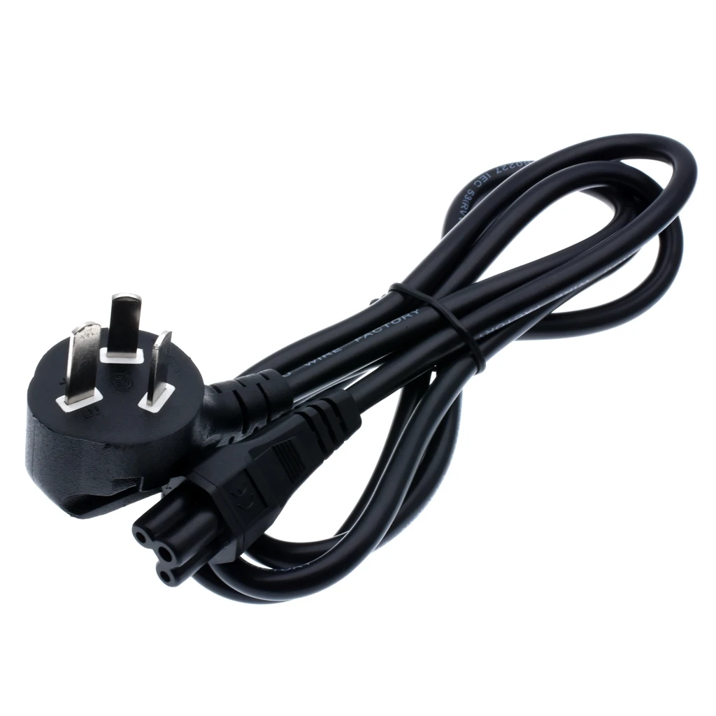 Austrlia China AC Power Cord 3 Prong AU Australian IEC C5 1500W Power Supply Adapter Extension Cable 1.5m For Laptop