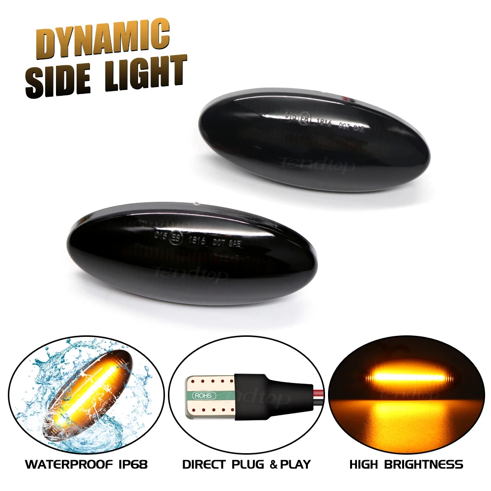 Car Lights Side Marker  Mirror For Opel Vectra B CC Caravan Limousine Typ J96 1995-2003 Sequential Turn Signals