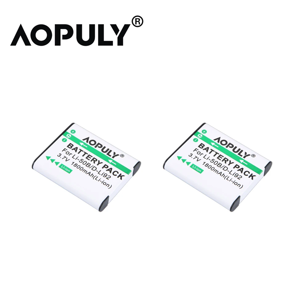 2 Pcs 1800Mah Li-50… - image