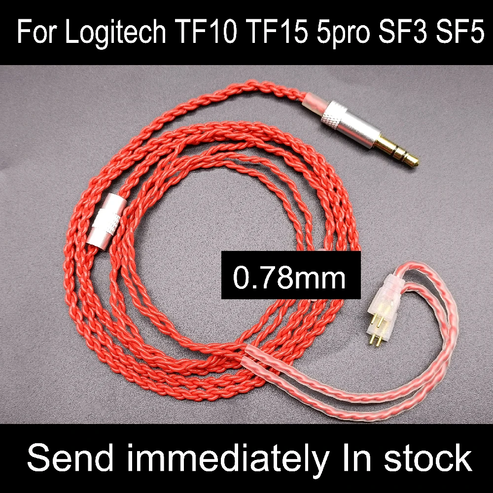 Upgrade Replacement for Logitech UE tf10 tf15 5pro sf3 sf5 Earphones Headset HIFI Adapter Headset Andio Cables for Android IOS