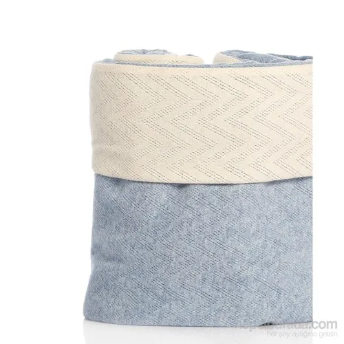 Trill Boy Blue Melange Combed Stretch Blanket