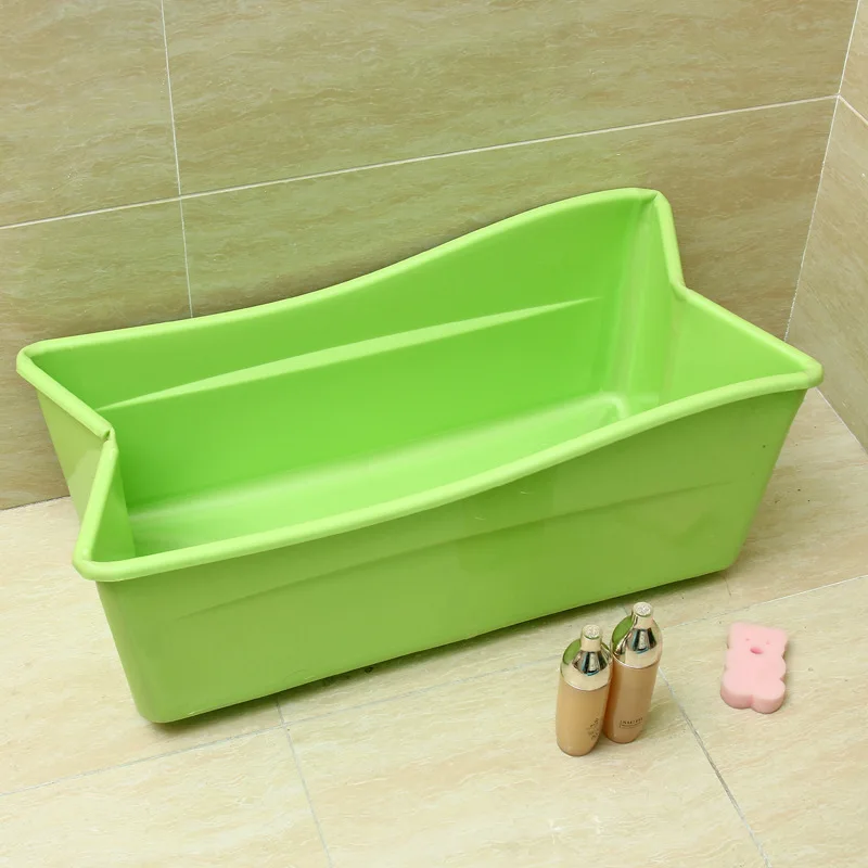 Baby Folding Bath Dolphin Plastic Plug Prevents Water Leakage Food-grade Raw Materials Safe Healthy Not Take Up Space Baby Tubs