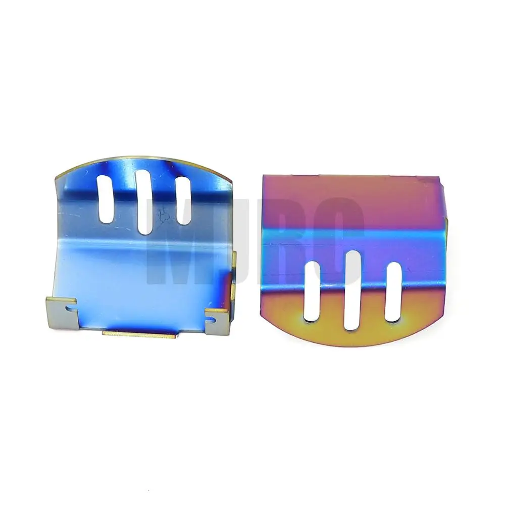 5 szt. Stalowe Osłony Ochronne na Oś Zderzaka Antykolizyjne Płyty Ochronne Podwozia do Trax 1/10 Rc Crawler Trx-4 Trx4