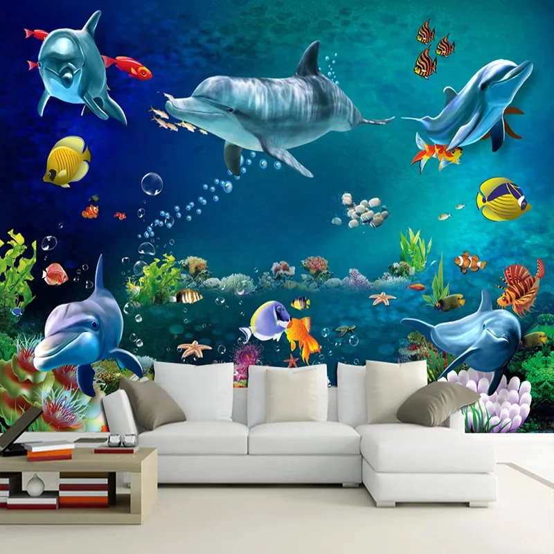 Custom Photo Wallpaper 3D Cartoon Children's Bedroom Sofa TV Background Wall Home Decor Waterproof Stickers Papel De Parede