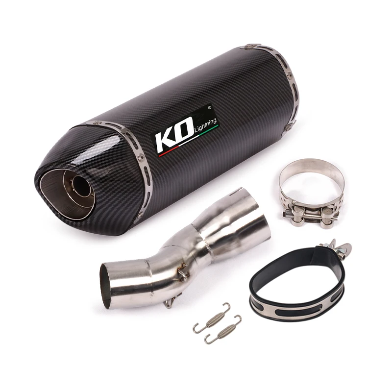 Escape  Motorcycle Exhaust Mid Connect Tube And 51mm Vent Pipe Stainless Steel  For BMW R1200GS R1200GS ADV 2013-2019