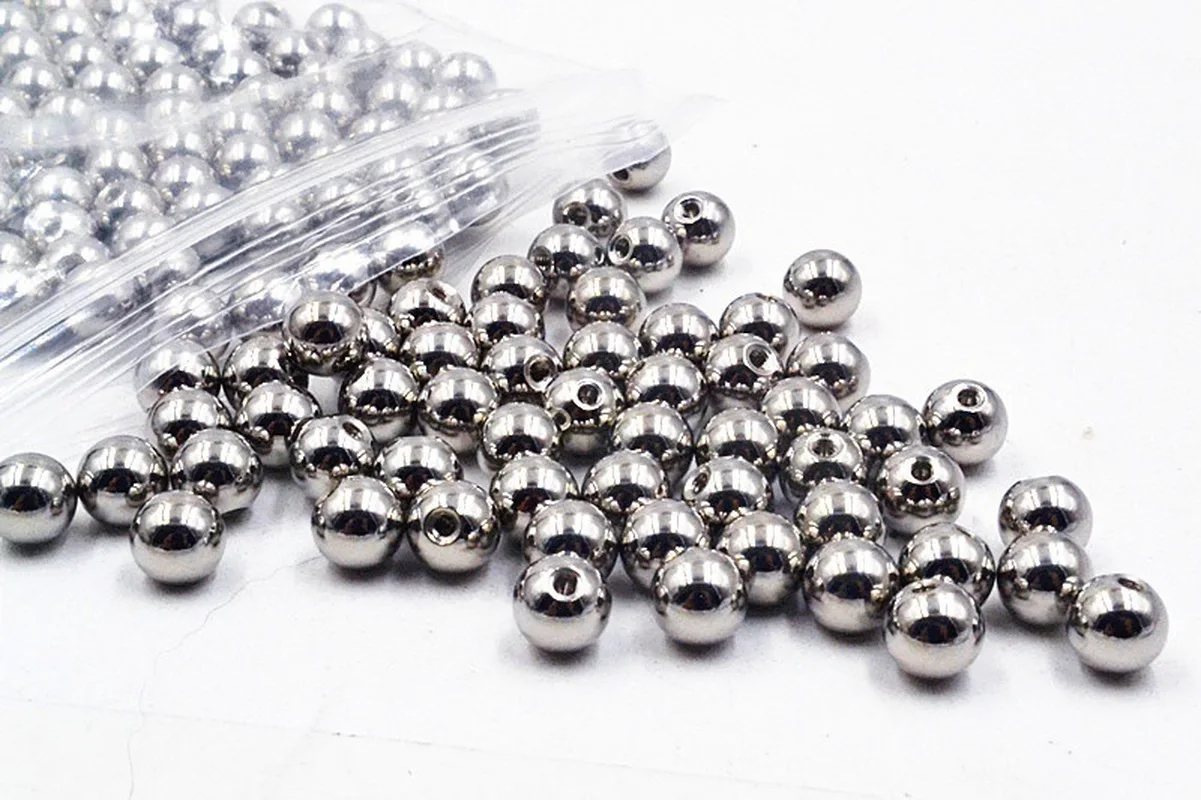 100pcs Replacement Spare BALLS Labret Barbell Bar Piercing Attachments 14g 16g DIY Stainless Steel Body Jewelry