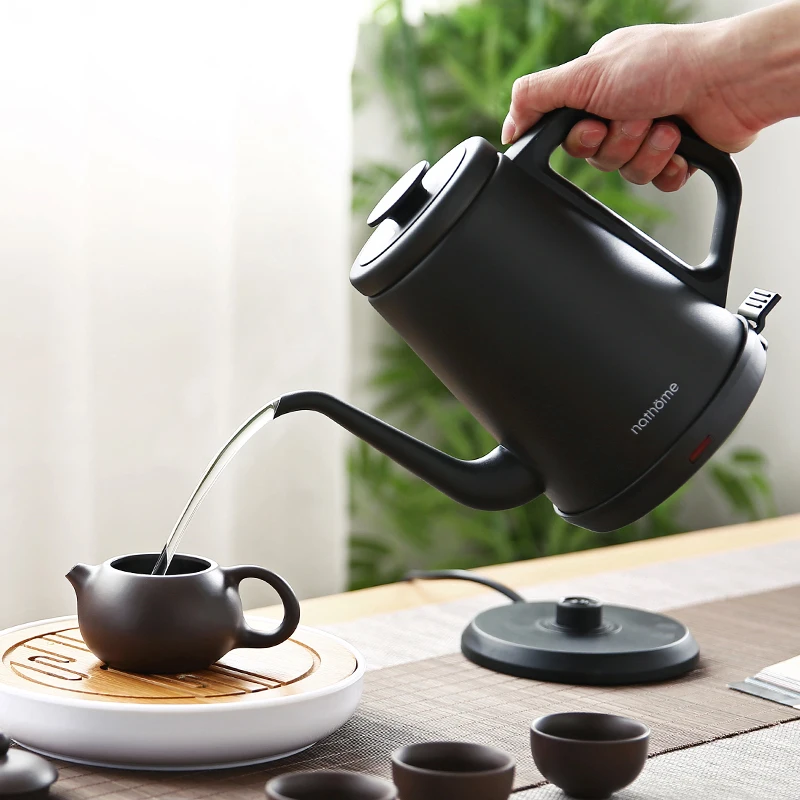 Nathome Electric Kettle 304 Stainless Steel 1L Water Boiler 1000W Fast Heating Household Tea Coffee Pot NSH1810 image 3