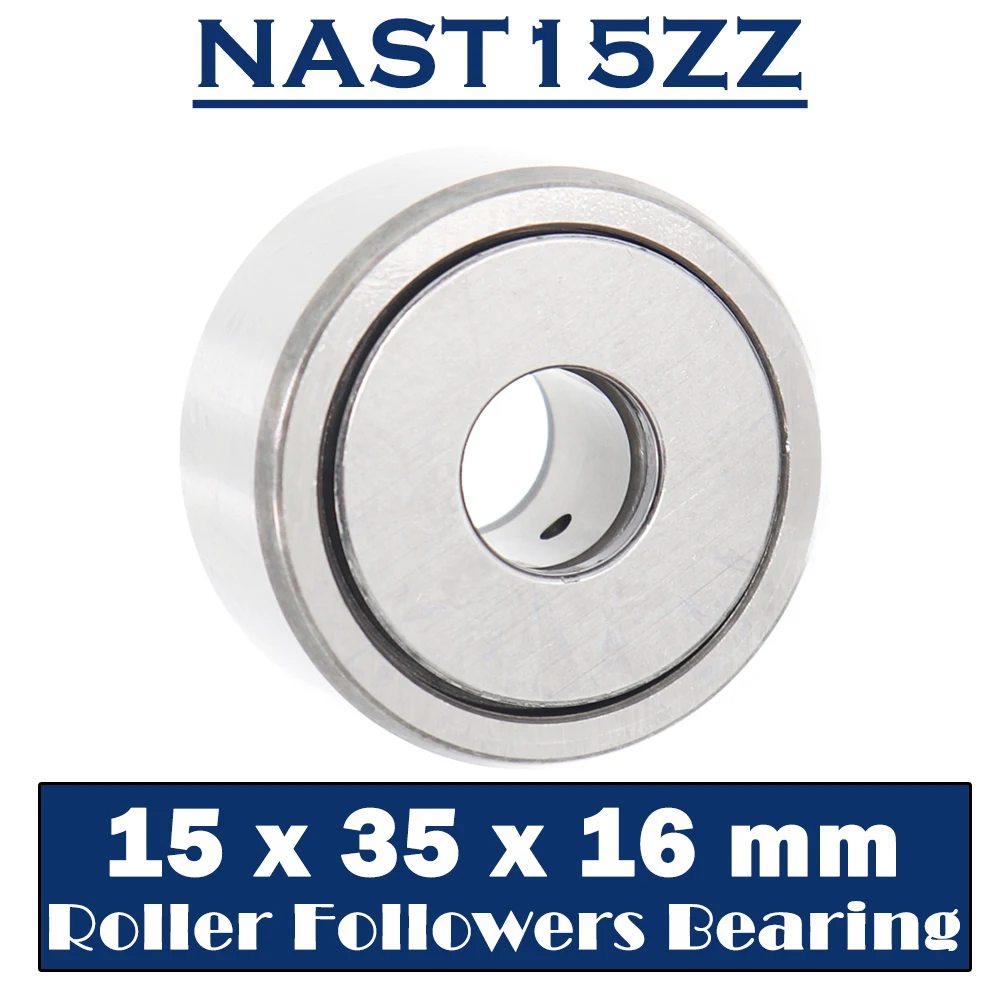 NAST15ZZ Roller Followers Bearing 15*35*16mm ( 1 PC ) Separable Type With Side Plates NAST15UUR Bearings