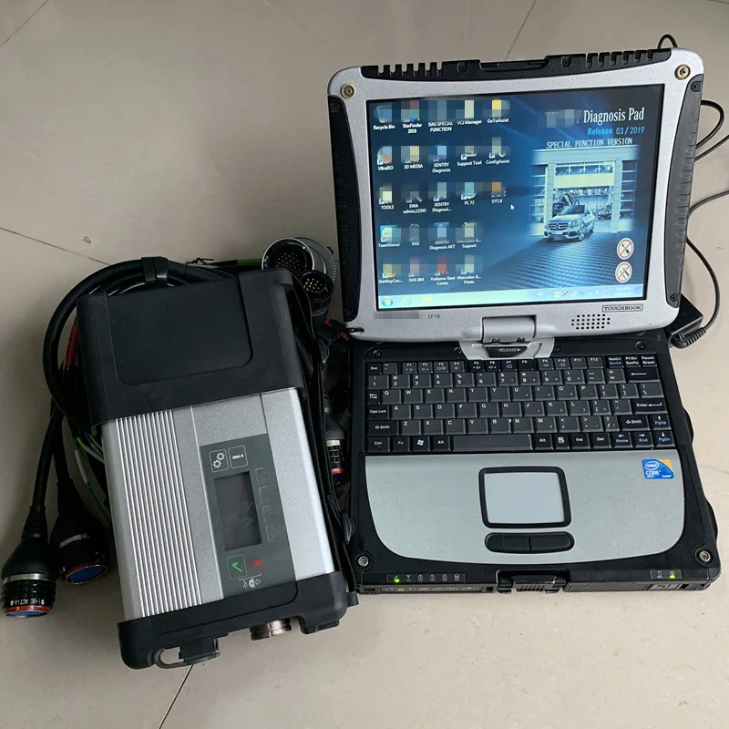 mb star diagnostic tool mb sd c5 connect compact 5 with sd multiplexer software ssd 2026.09v in cf-19 laptop support wis/epc