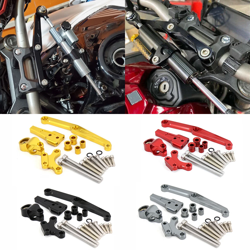 

NEW For Honda CB650R CB 650 R CB 650R Motorcycle Steering Stabilize Damper Bracket Support Mount Kit 2018 2019 2020 2021