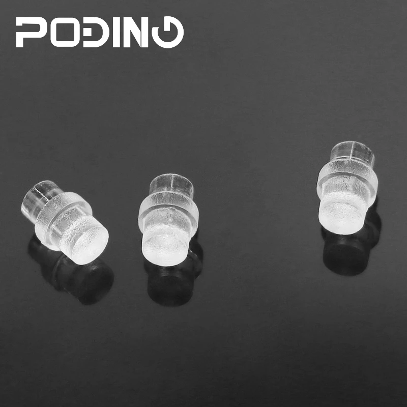 50pcs/lot Customized Led Light Pipe RoHS Clear Light Pipe Guide PLP1-100-F