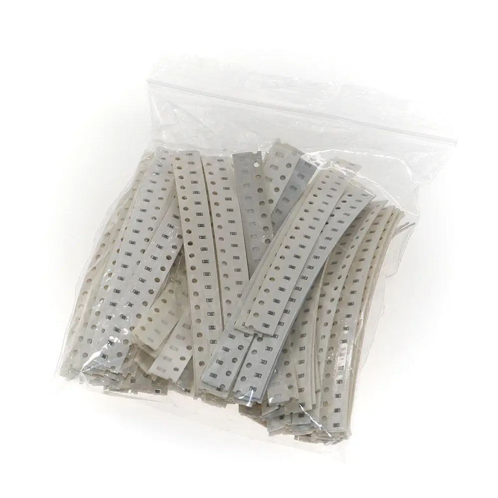 1800pcs 90value each 20pcs 1% 0603 SMD Resistor Assorted Kit 1ohm-10M ohm Chip Fixed Resistor Sample Kit Sample Bag