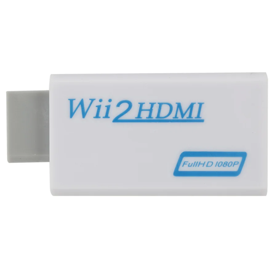 Convertidor de WII a HDMI Full HD 1080P, convertidor de WII a HDMI, adaptador de Wii a HDMI, Audio de 3,5mm para PC, pantalla de Monitor de HDTV